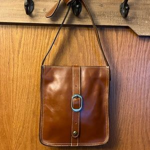 Patricia Nash Italian Leather Venezia Pouch Crossbody Bag